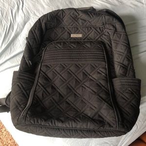 Vera Bradley Black Quilted Backpack